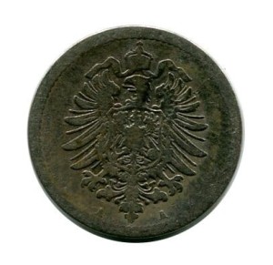 Niemcy 5 Pfennig 1875 r.