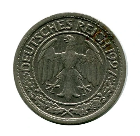 Niemcy 50 Pfennig 1927 r.