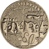 Moneta 2 zł 2010 r. Polski sierpień 1980