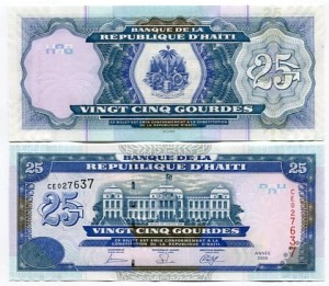 Haiti 25 Gourdes UNC