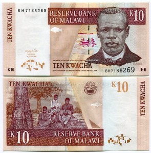 Malawi 10 Kwacha 2004 r. UNC