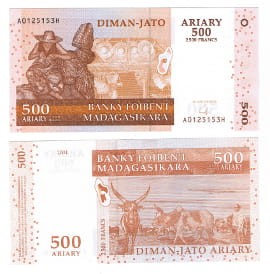 Madagaskar 500 Ariary UNC