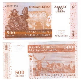 Madagaskar 500 Ariary UNC