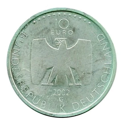 Niemcy 10 Euro 2002 r. 50 Years German TV