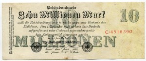 Niemcy 10 Millionen Mark 1923 r. 