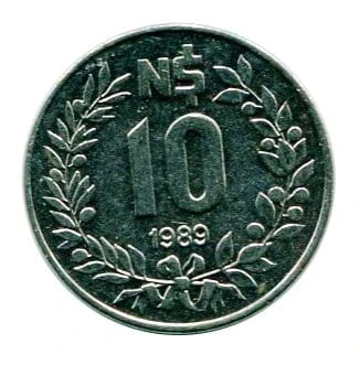 Urugwaj 10 Nuevo 1989 r.