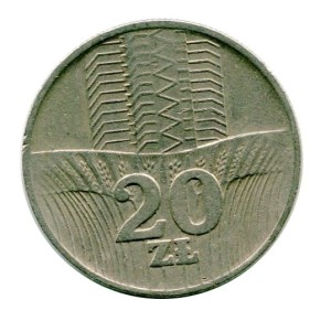 20 złotych 1973 r. Wieżowiec i Kłosy