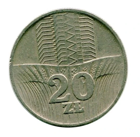 20 złotych 1973 r. Wieżowiec i Kłosy