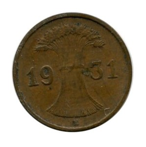 Niemcy 1 Pfennig 1931 r.