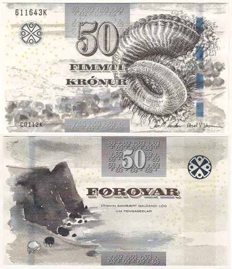 Wyspy Owcze 50 Koron 2011 r. UNC