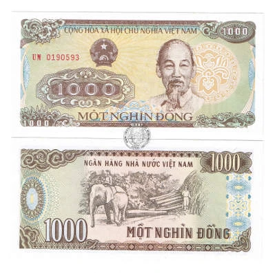 Wietnam 1000 Dong 1988 r.