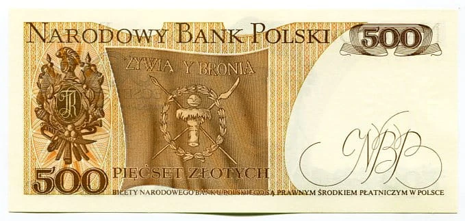 Banknot Polska 500 zł 1982 r. UNC Sklep numizmatyczny Dukat