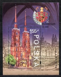 Znaczki 2000 r. 1000 lecie Wrocławia