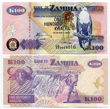 Zambia 100 Kwacha UNC