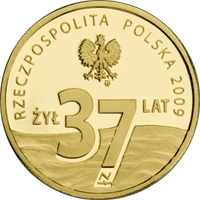 37 zł Au 25. rocznica męczeńskiej śmierci księdza Jerzego Popiełuszki