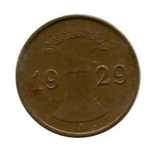 Niemcy 1 Pfennig 1929 r. 