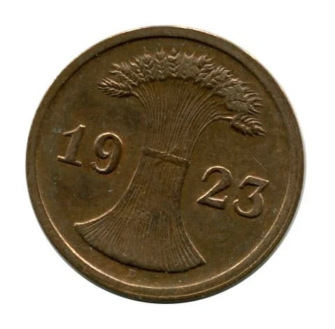 Niemcy 2 Pfennig 1923 r.