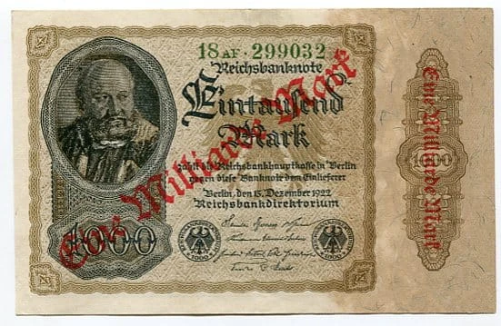 Niemcy 1000 Mark / 1 Milliarde Mark 1922 r.