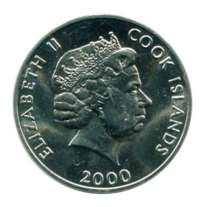 Wyspy Cook 5 Cents 2000 r.