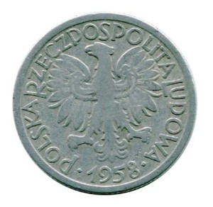 2 złote 1958 r.