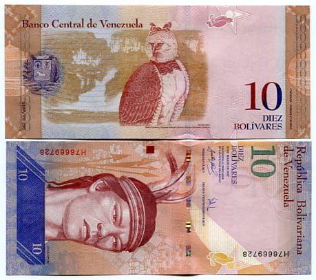 Wenezuela 10 bolivares UNC