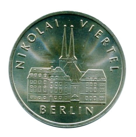 Niemcy 5 Marek 1987 r. Nikolaviertel Berlin