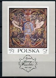 Znaczki 1970 r. Arrasy wawelskie