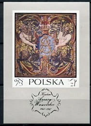 Znaczki 1970 r. Arrasy wawelskie