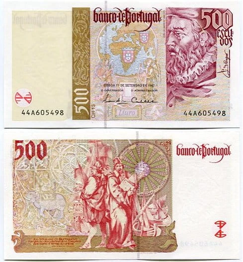 Portugalia 500 Escudos 1997 r. UNC