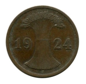 Niemcy 2 Pfennig 1924 r. 