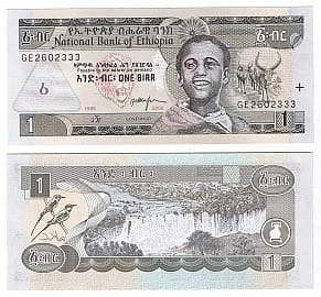 Etiopia 1 birr UNC