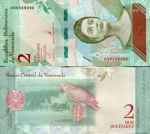 Wenezuela 2 Bolivares 2018 r. UNC