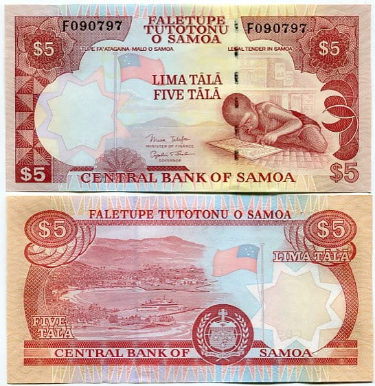 Samoa 5 Tala 2005 r. UNC
