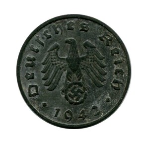 Niemcy 1 Pfennig 1942 r. 