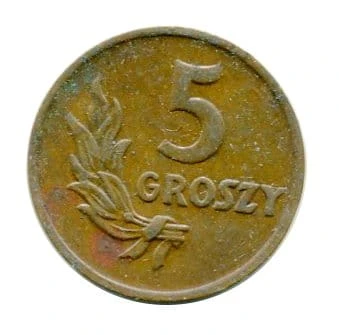 5 groszy 1949 r. B