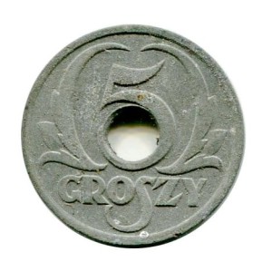 5 Groszy 1939 r. GG 