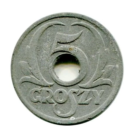 5 Groszy 1939 r. GG 