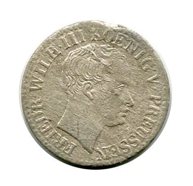 Prusy 1/2 Silber Groschen 1835 r.