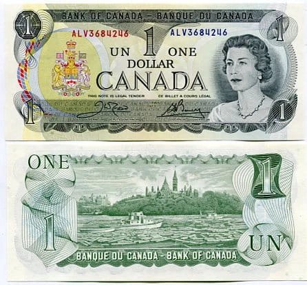 Kanada 1 Dolar 1973 r. UNC