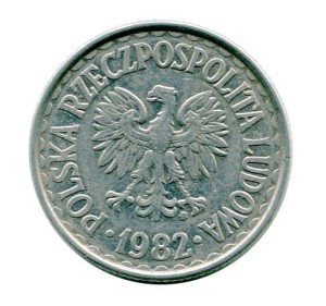1 złoty 1982 r.