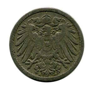Niemcy 5 Pfennig 1899 r.