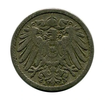 Niemcy 5 Pfennig 1899 r.