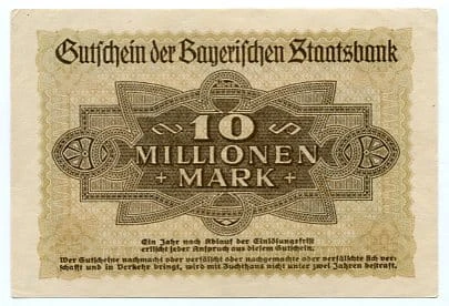 Niemcy 10 Millionen Mark 1923 r. 