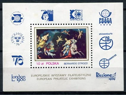 Znaczki 1979 r. Europejskie Wystawy Filatelistyczne