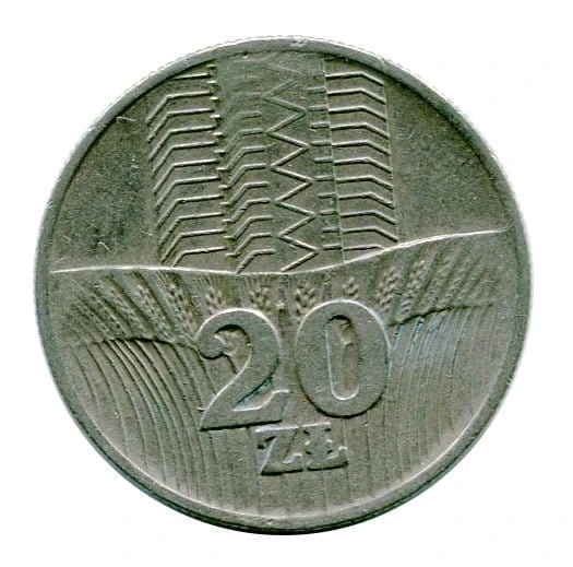 20 złotych 1974 r. Wieżowiec i Kłosy