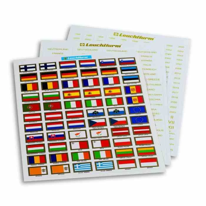 Komplet naklejek euro