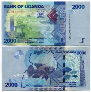 Uganda 2000 Szylingów 2022 r. UNC