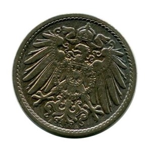 Niemcy 5 Pfennig 1911 r.