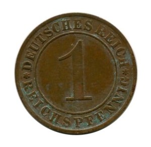 Niemcy 1 Pfennig 1924 r.