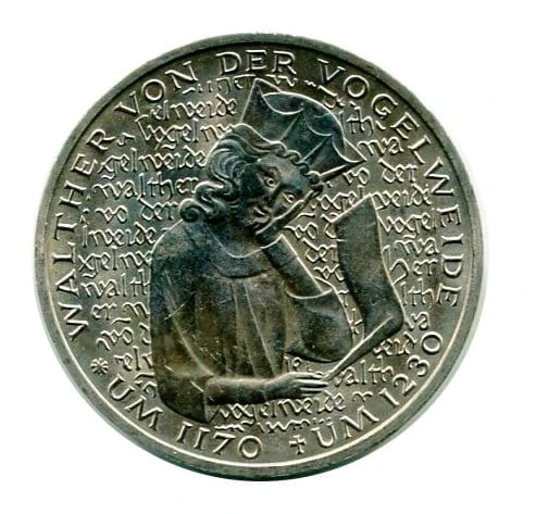 Niemcy 5 Marek 1980 r. 750 Anniv - Death of von der Vogelweide